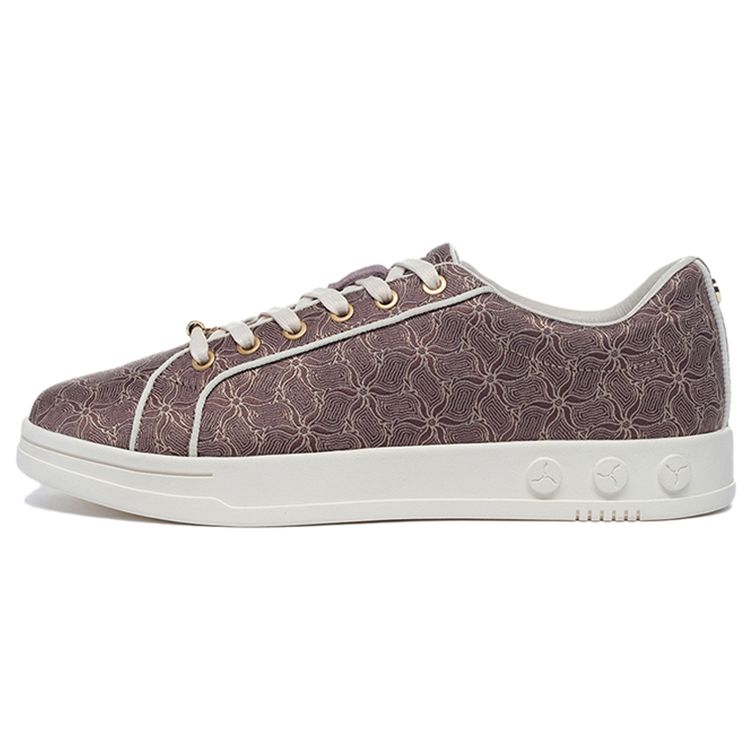

Li Ning 1990 Low Top Fashion Sneakers Women Sneakers Purple ALHS026-2 37⅔