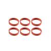 6PCS 22mm/33mm Swirl Flap Blanking Plates with Intake Manifold Gasket Seal For BMW M47 M57 E39 E87 E46 E90 E39 E60 X3 6 Cylinder