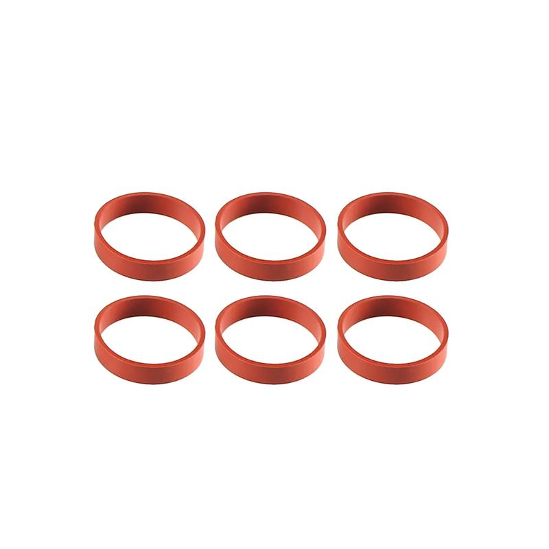 6PCS 22mm/33mm Swirl Flap Blanking Plates with Intake Manifold Gasket Seal For BMW M47 M57 E39 E87 E46 E90 E39 E60 X3 6 Cylinder
