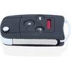 Beefunny Flip Remote Key Shell Case Fob 4B for Honda Accord Civic Pilot with Button Pad (Key Shell)