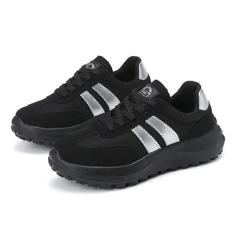 

Летние сетчатые кроссовки Новые 2025 Женская спортивная обувь Толстая подошва Повседневные Модные Легкие Мягкая подошва Беговые кроссовки 35