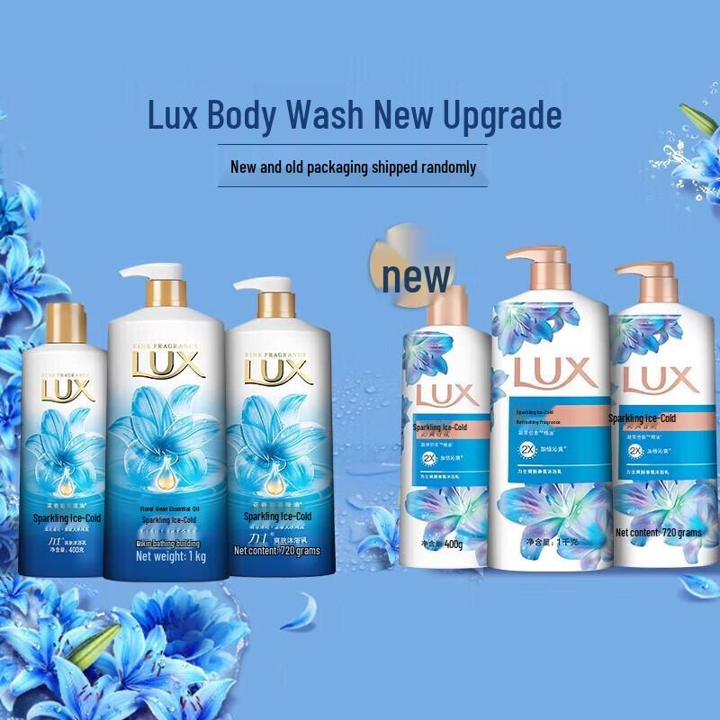 Lux Shiny Ice Cool Body Wash