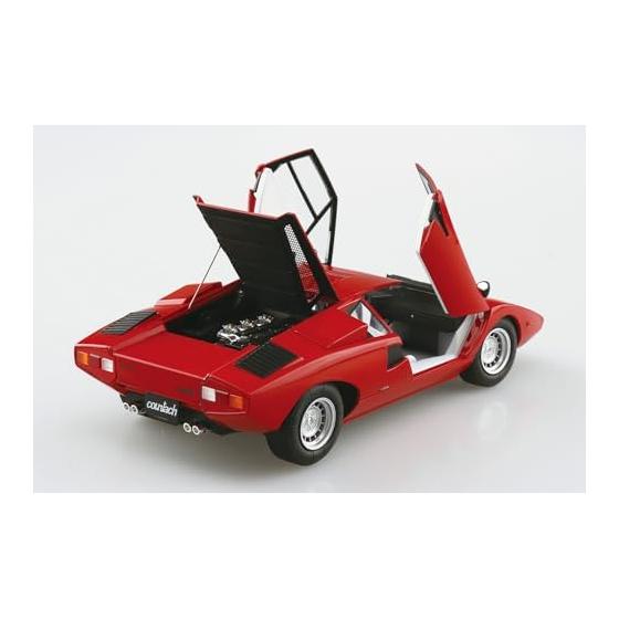 AOSHIMA TheSupercar N0.1 1/24 '74 Lamborghini Countach LP400 Plastic Color-coded Plastic Model