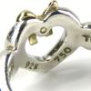 Used TIFFANY&Co. Ring Heart Ribbon EU#49.5 Silver925/K18 Yellow Gold 3.2g Silver Yellow Gold