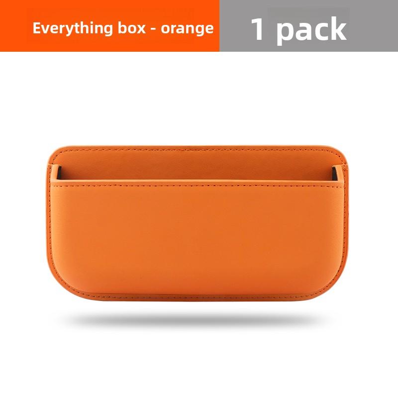 Car Center Console/ Door Organizer Pocket Multifunction Storage Box For Cards Phone Key Collecting Case Sticky Pouch Accessories