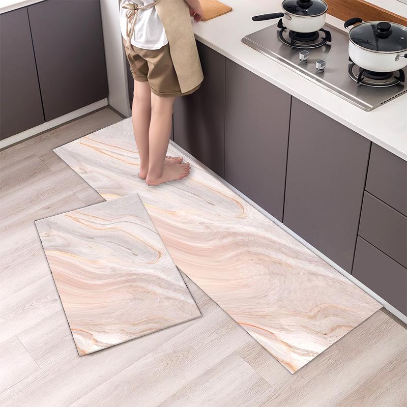 Anti Fatigue Kitchen Rugs, OneHouse plant Print Waterproof Non-Slip Thick Cushioned Kitchen Mat Heavy Duty Comfort Standing Mat for Kitchen