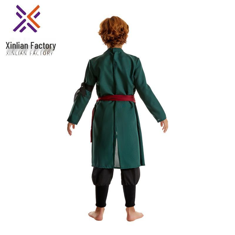 One Piece Zoro Pánský a dětský anime cosplay kostýmový set