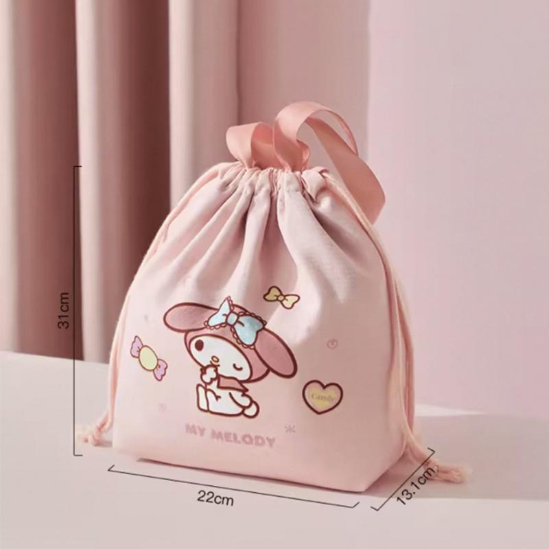 Sanrio Hello Kitty My Melody Cinnamoroll Милый Каваи Ланч-бокс Сумка-сумка Сумка для ланча Алюминиевая фольга Утолщенная термосумка Сумка для еды