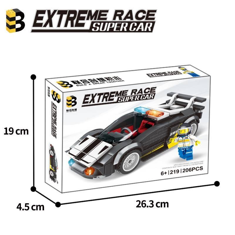 Building Car Police Blocks Toys With Abs Plastic For Kids And Puzzle Enthusiasts