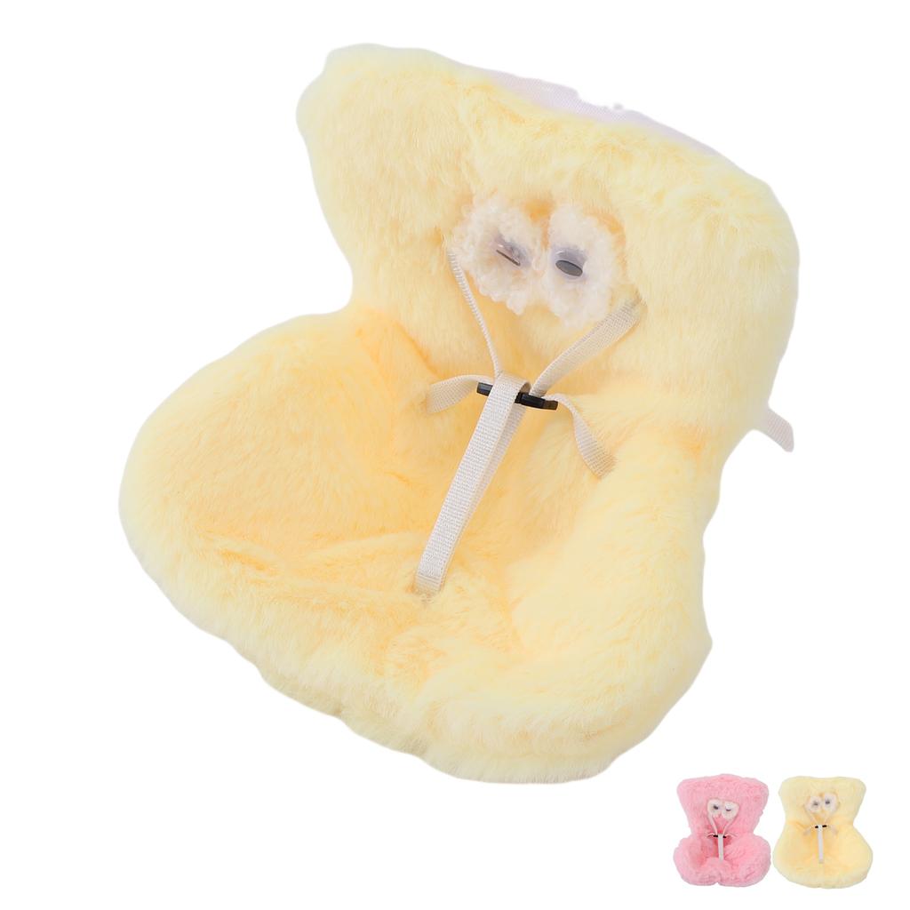 Doll Car Seat for Car Air Vent Cute Functional Soft Furry Safety Car Seat Ornament Decoration Displa