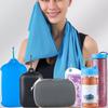 Cooling Towel Quick Drying Polyester Fiber Mesh Design Ice Towel For Sports Athletes