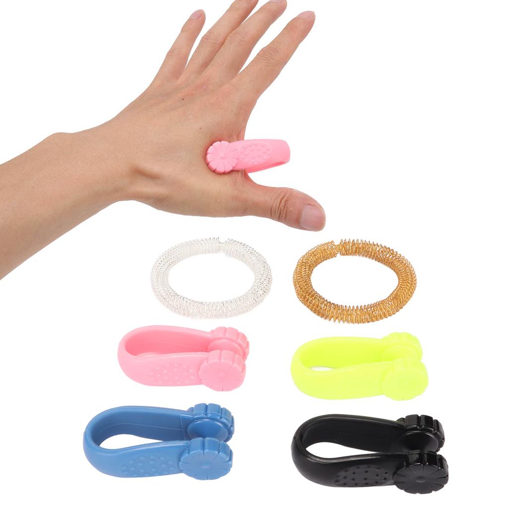 Acupressure Point Clip Portable Flower Shape ABS Hand Pressure Point Clip for Headache