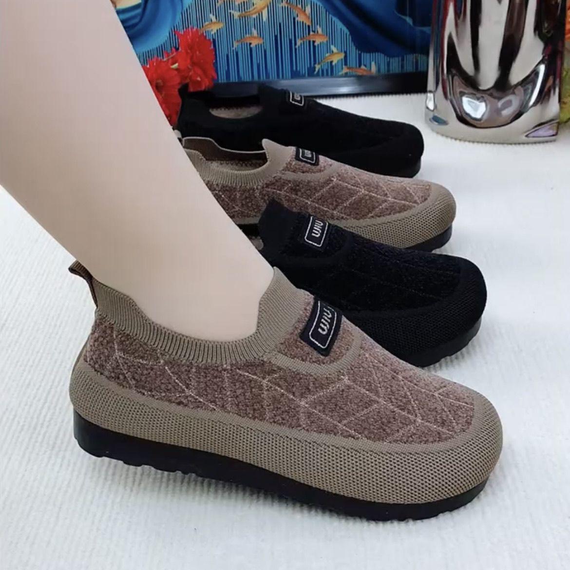 

Women s Winter Fleece-Lined Casual Cotton Boots - Warm & Comfortable for Middle-Aged and Elderly Default Item