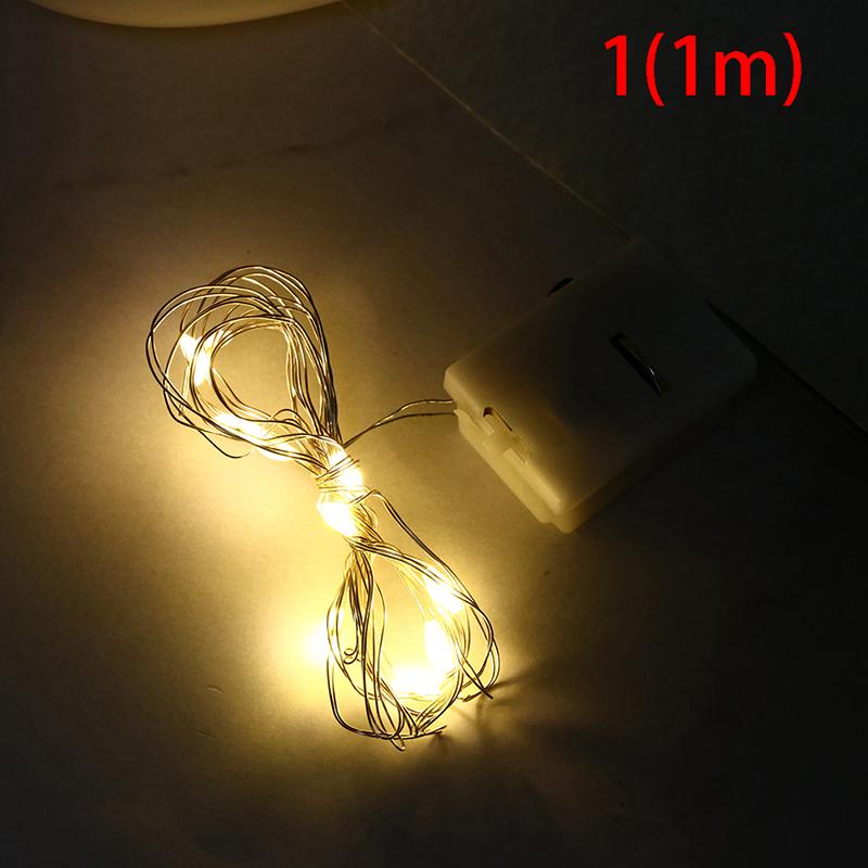 1:12 Dollhouse Miniture Led String Lights Decor Christmas Tree Accessories