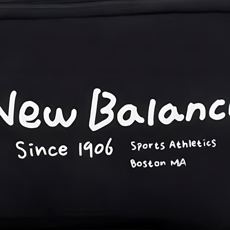 New New Balance Fabric Fanny Pack Regular Unisex Black LAB42409BK