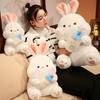 New Bottle Rabbit Doll Big Eyes Cute Rabbit Plush Toy Soft Cute Little White Rabbit Soothing Doll Large Rabbit