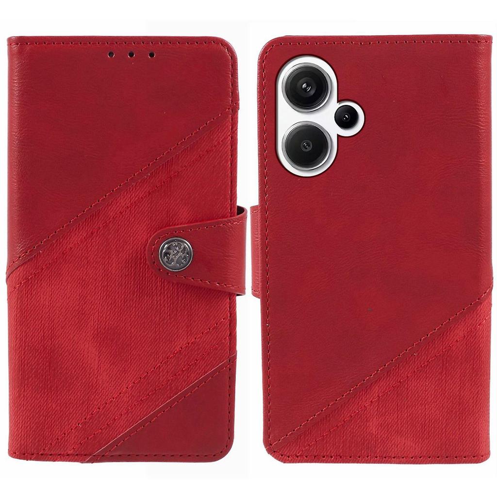 Compatible with Xiaomi Redmi Note 13 Pro+ 5G (Global) Case Crazy Horse Texture Pu Leather Phone Prot