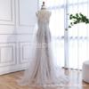 Naked Crystal Nails, Elegant Celebrity Temperament, Luxury Art Exam Solo Host, Fishtail Evening Dress LA11111
