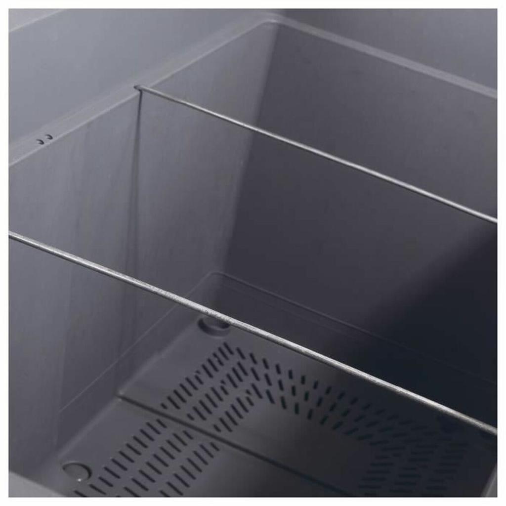 Self-watering Planter Deroma Anthracite 78 X 38 X 39 Cm Plastic Rectangular