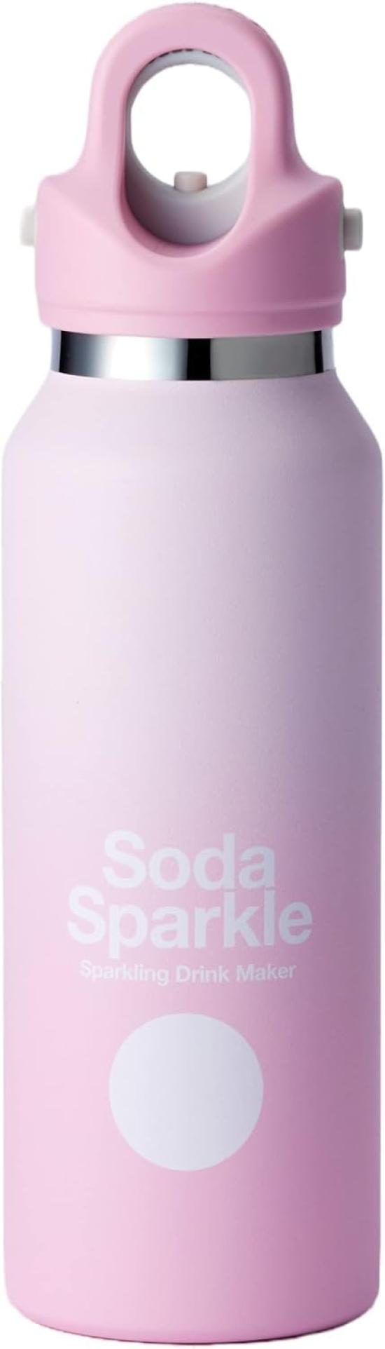 

SodaSparkle x REVOMAX2 Stainless Steel My Bottle, 12oz Slim, 355ml, MSB-BPK (Pink)