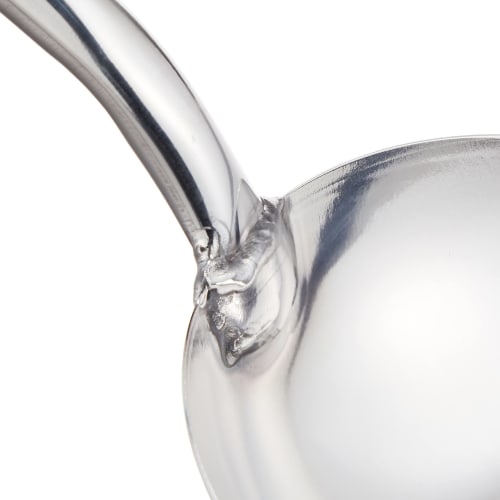 Endo Shoji Commercial Chinese Ladle, Medium, 18-0 Stainless Steel Body with Beech Handle, Made in Japan, ATY11002