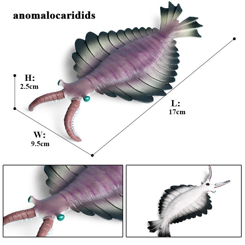 Oenux Ocean Animals Model Coral Jellyfish Ammonite Anemone Sea Scorpion Action Figures Mini Home Decoration Kids Education Toy