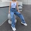 Butterfly Print Loose Casual Wide-leg Jeans Women High Waist Streetwear Pants Women Jeans Pants