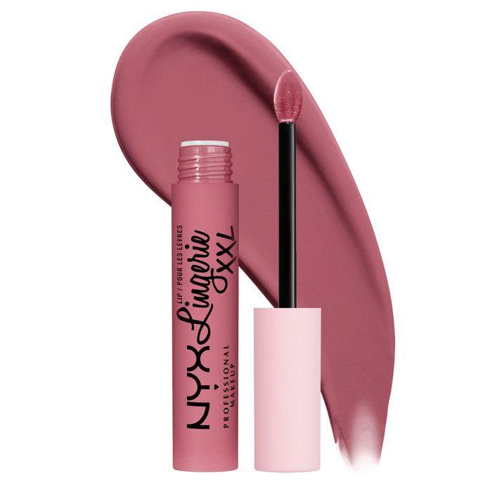 Matte Liquid Lipstick - NYX PROFESSIONAL MAKEUP - Lip Lingerie XXL - Vegan - Long-Lasting - Shade Maxx Out