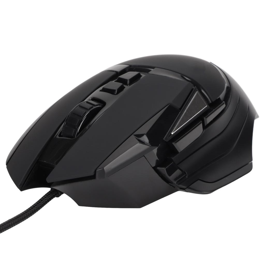 Gaming Mouse Ergonomic Design Adjustable DPI Optical Engine RGB Backlit Plug and Play Wired Mouse