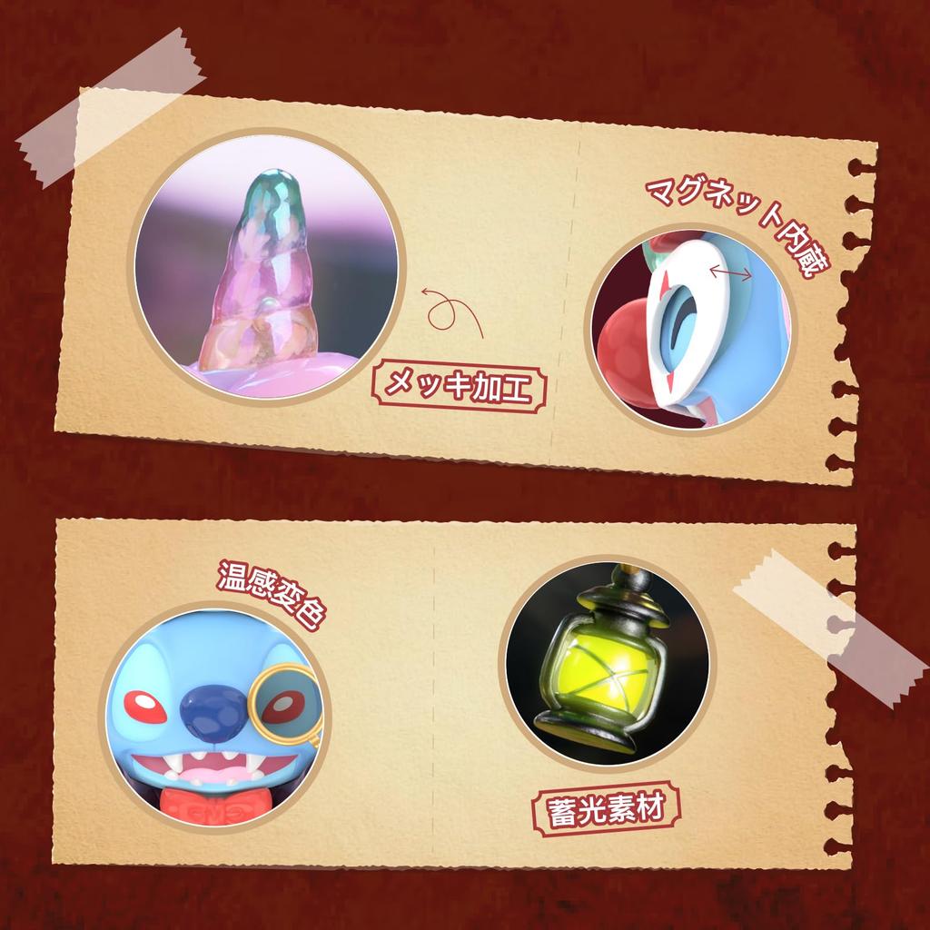 TOP TOY Disney Mischievous Diary Series Box of Gachapon Blind Box Figures Soft Vinyl PVC Premium Toys Birthday Gift Stitch Christmas Gift Stitch's 2.0