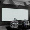 Day and Night - Day and Night Kitchen Splash Protection White Tempered Glass 100x40 Cm