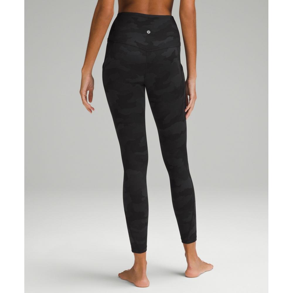 Lululemon Align  High Rise Pant With Pockets 25  Heritage 365 Camo Deep Coal Multi