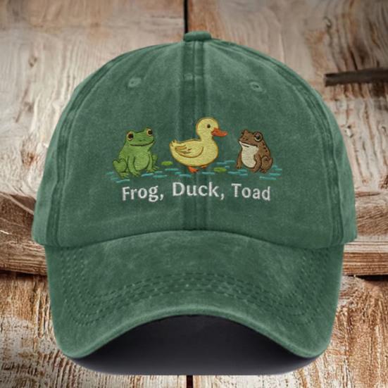 Men Baseball Hat Embroidered Pattern Adjustable Camping Cap Compact Wide Design Hat Outdoor Activity Golf Hat