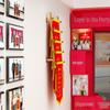 Wall Mounted Multi-Layer Banner Display Rack