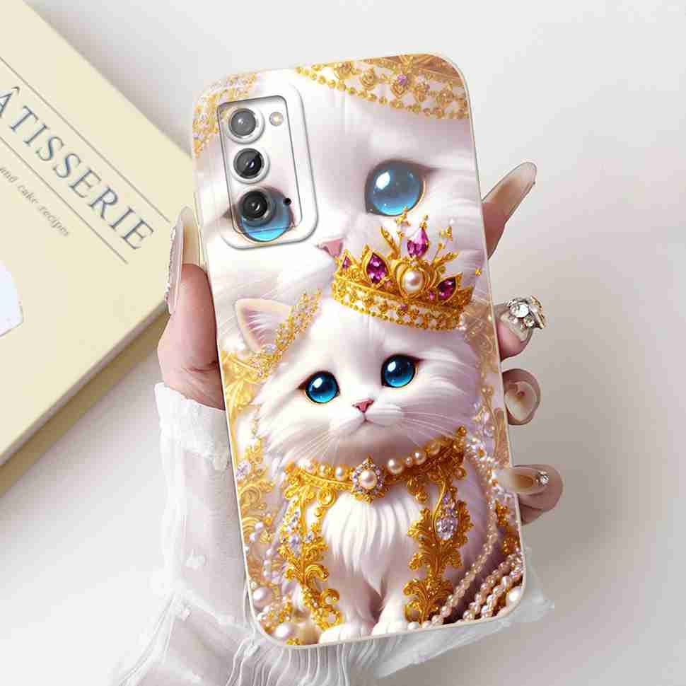 For Samsung Galaxy Note20 4G Case SM-N980F Popular Love Soft Silicone Cover For Samsung Note20 5G 6.7" Cute Butterfly Bumper