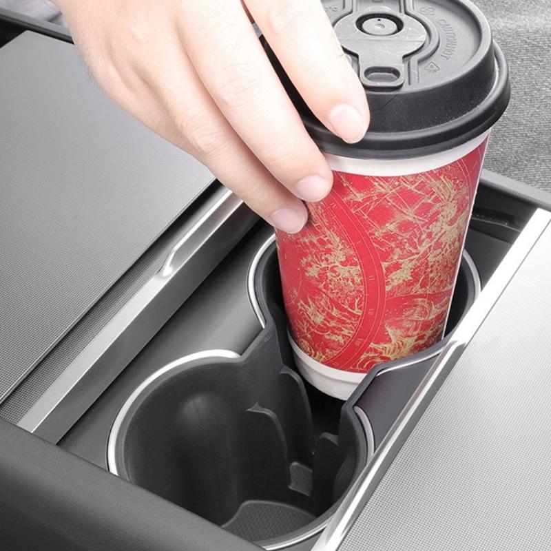 Water Cup Holder Center Console Slot Antiskid Double Hole Support Stand for Ensures Stability and Style in Your Vehicle