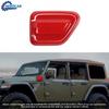 Red Charging Panel Cover Trim Overlay Shell For Jeep Wrangler JL JT 4Xe -25