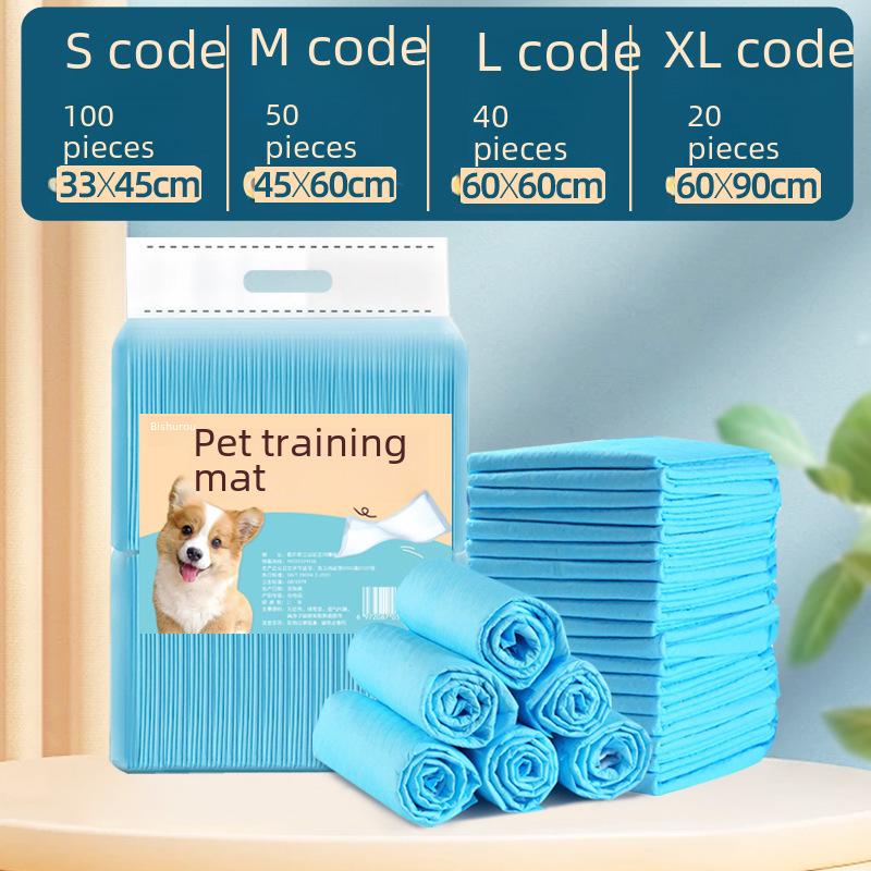 Windelunterlagen aus Bambuskohle für Hunde – Verdickte Einweg-Uriniermatten für Haustiere