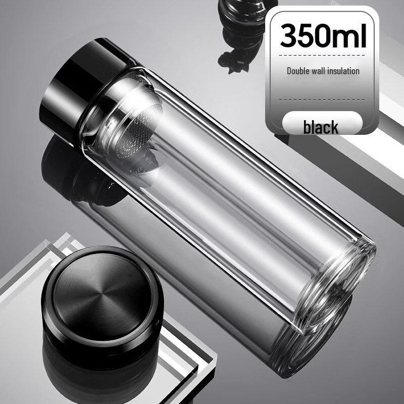 Shangqi Double-Layer Borosilicate Glass Tea Infuser Cup