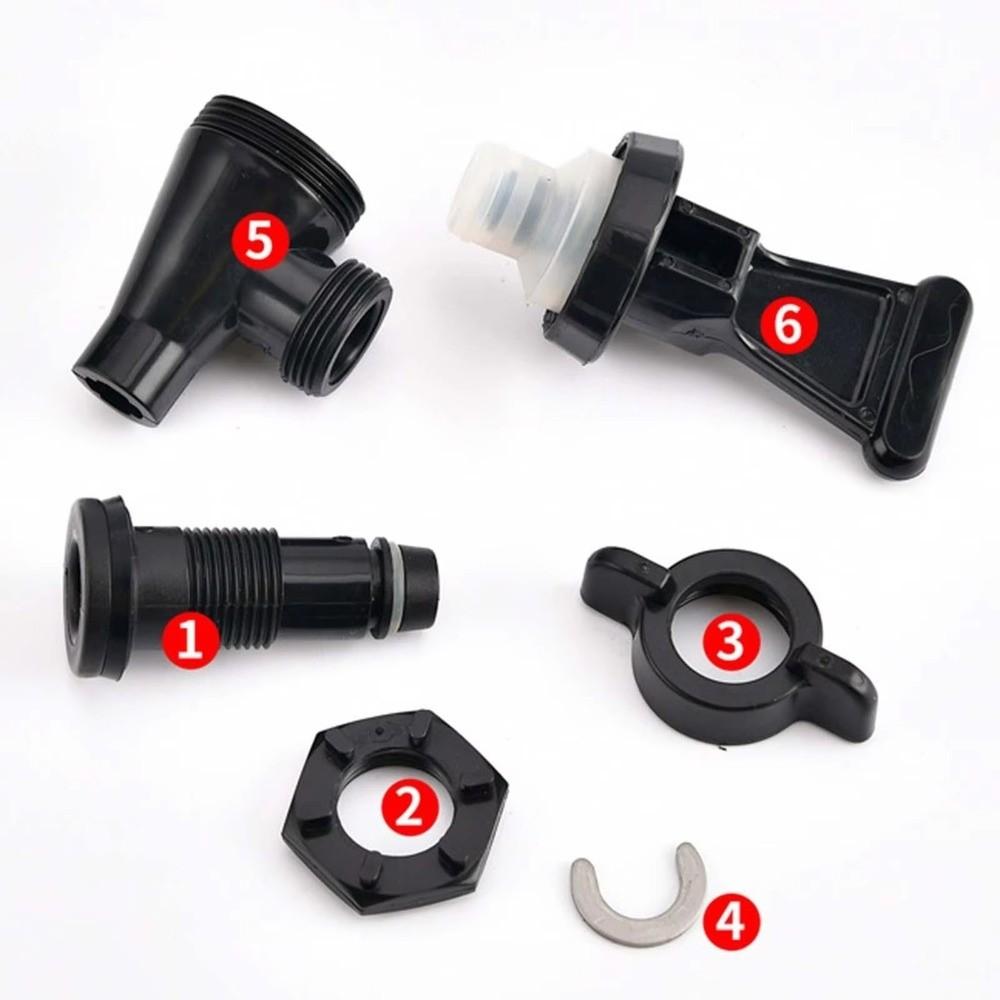 Upgraded Water Dispenser Faucet Tap Black Milk Tea Bucket Faucet for Cold Drink Jar Juice Beer