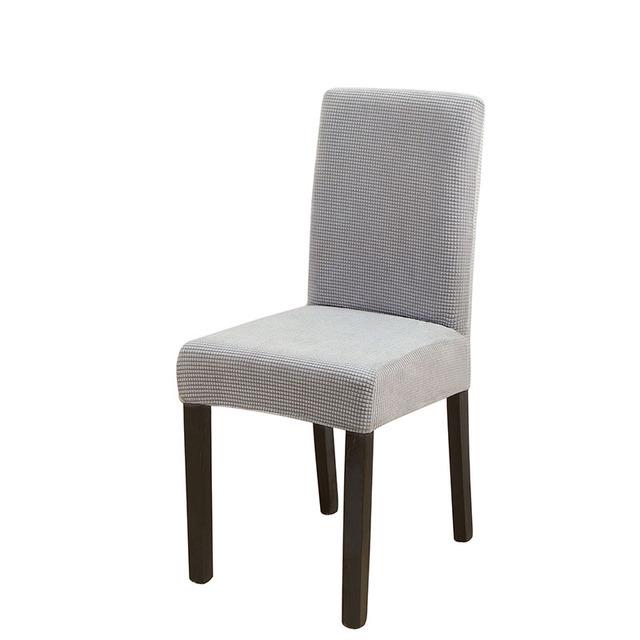 Elastic One-Piece Chair Cover for Home and Hotel Dining Chairs