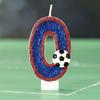 Football creative digital candle cake birthday decoration candle