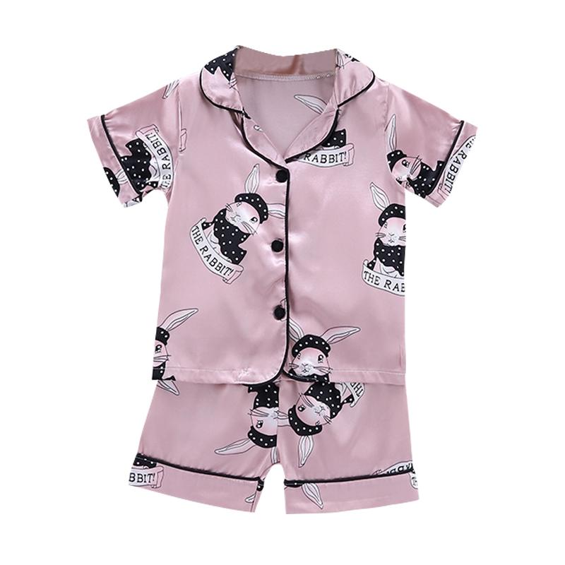 Children Pajamas Baby Clothing Set Kids Cartoon Print Sleepwear Autumn Cotton Nightwear Boys Girls Animal Pyjamas Pijamas Set