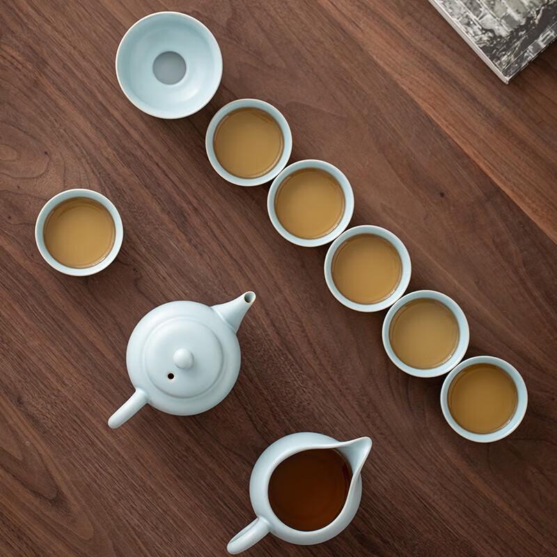 Su's Ru Kiln Ceramic Kung Fu Tea Set