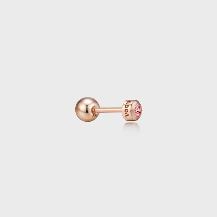 [26 New Arrival] Miss Doo Lab Diamond Gold Single Piercing JDRER6S14HP