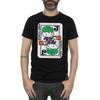 DC Comics Tricou pentru bărbați cu cărți de joc Chibi Joker