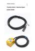 Central Connection Inductive Proximity Sensor, Square Type, Metal Detection, PNP & NPN Normally Open.