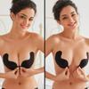 Women Silicone Sticky Invisible Nipper Cover Backless Bra Strapless Push Up Lift Breast Seamless Bralette Front Closure Adhesive