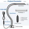 10W Dual Heads LED Desk Lamp With Clamp Dimmable Reading Light 3 Colour Temperatures 10 Brightness Levels USB Clip-on Table Lamp