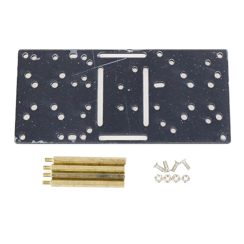 2 Wheel Car Chassis DIY Acrylic Plate Panel
